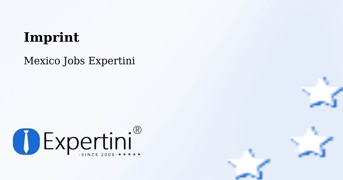 Imprint – Peñuelas - Mexico Jobs Expertini